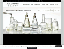 Tablet Screenshot of heikeackermann.de
